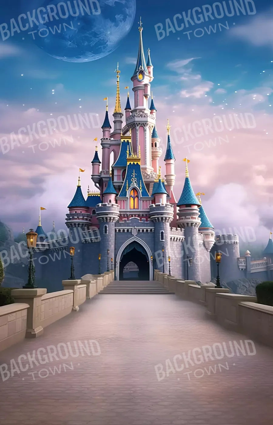 Princess Castle I 9’x14’ UltraCloth (108 x 168 inch) Backdrop