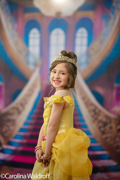 Princess Staircase Backdrop