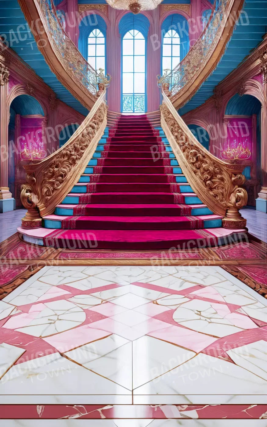 Princess Staircase Sweep 10’X16’ Ultracloth (120 X 192 Inch) Backdrop