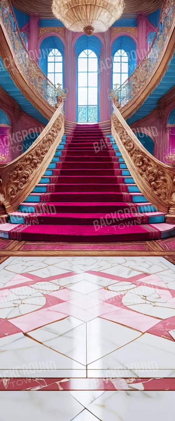 Princess Staircase Sweep 5’X12’ Ultracloth For Westcott X-Drop (60 X 144 Inch) Backdrop