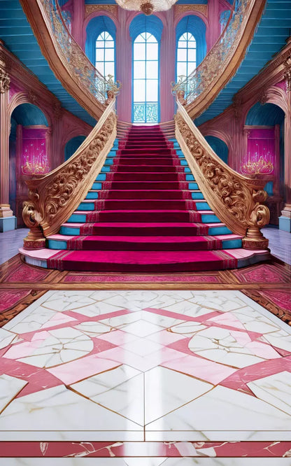 Princess Staircase Sweep 5’X8’ Ultracloth (60 X 96 Inch) Backdrop