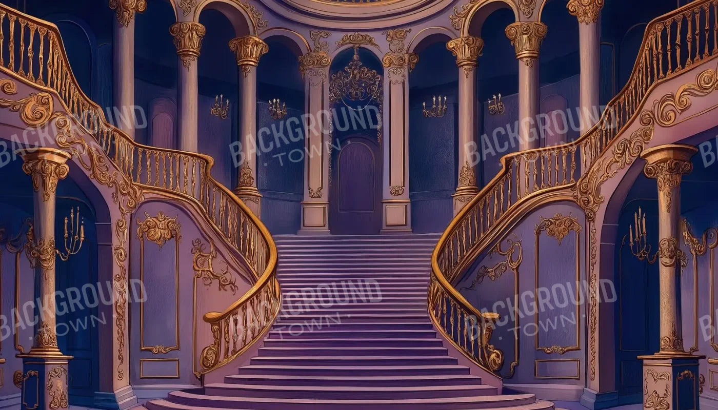 Princess Stairs II 14’x8’ UltraCloth (168 x 96 inch) Backdrop