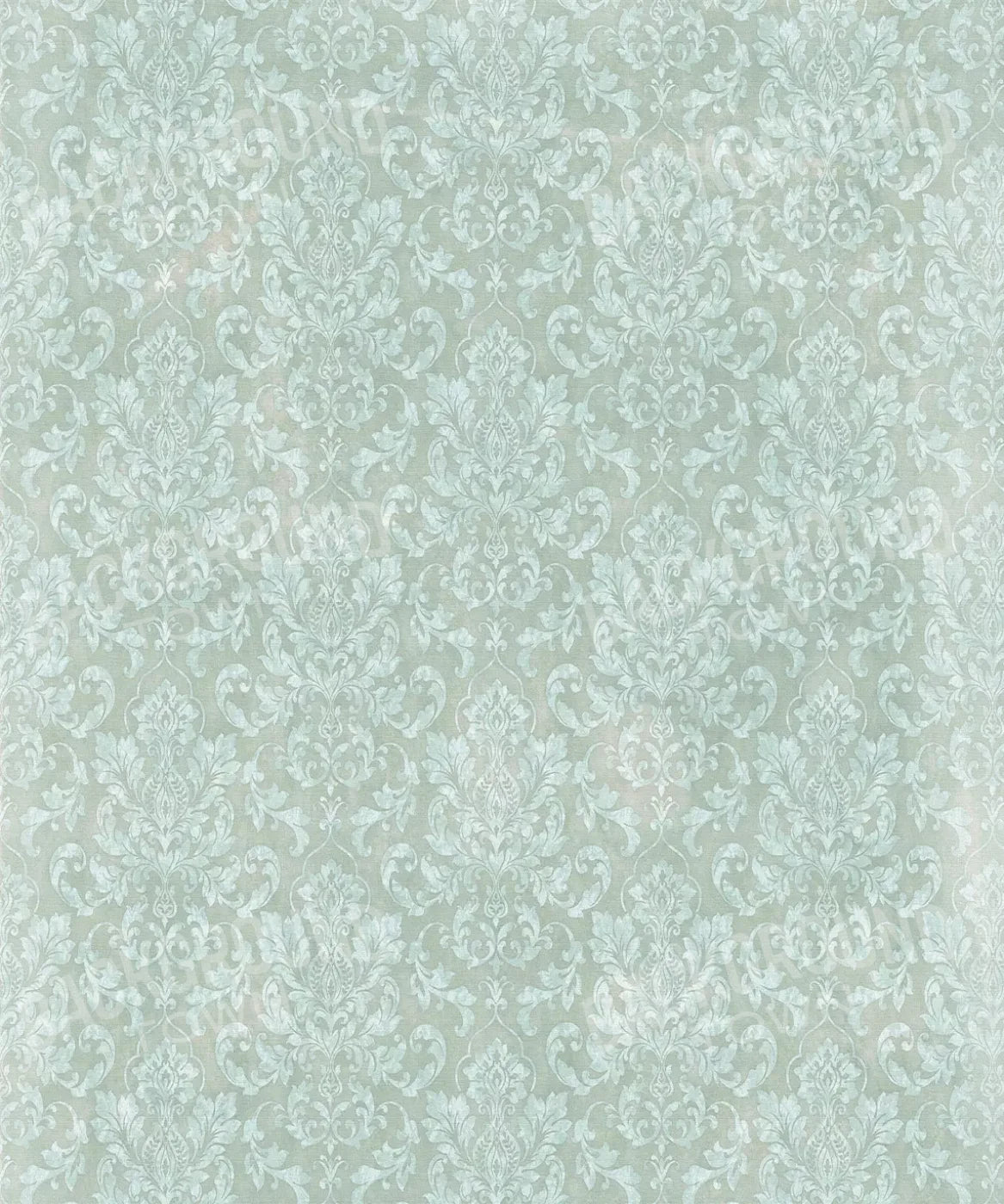 Green Damask Backdrop for Photography