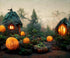 autumn pumpkin patch  Backdrop for Photography