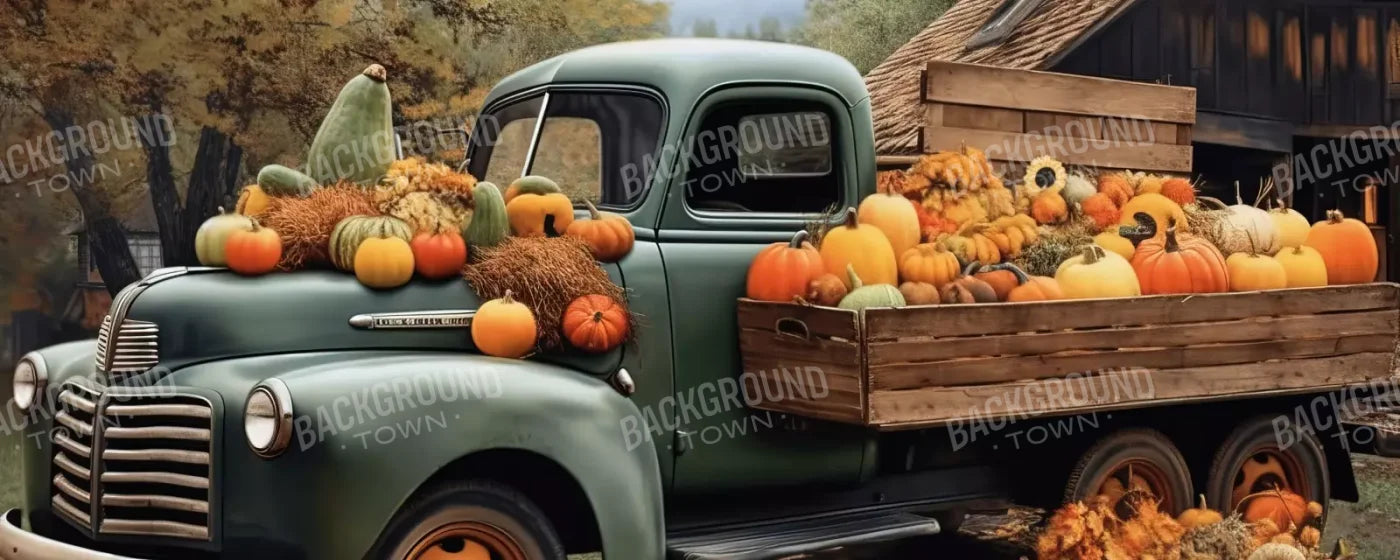 Pumpkin Pickin In Fall Close 20’X8’ Ultracloth (240 X 96 Inch) Backdrop