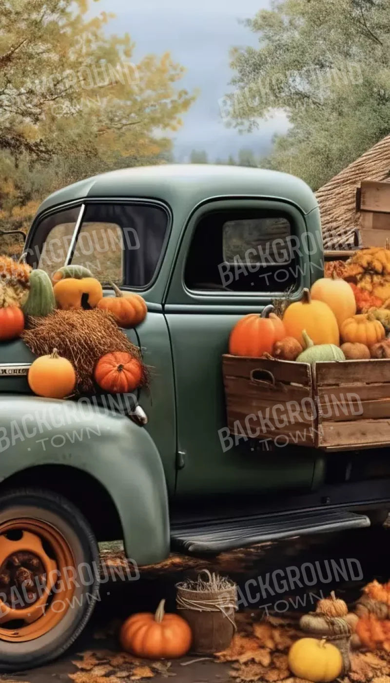 Pumpkin Pickin In Fall Close 8’X14’ Ultracloth (96 X 168 Inch) Backdrop