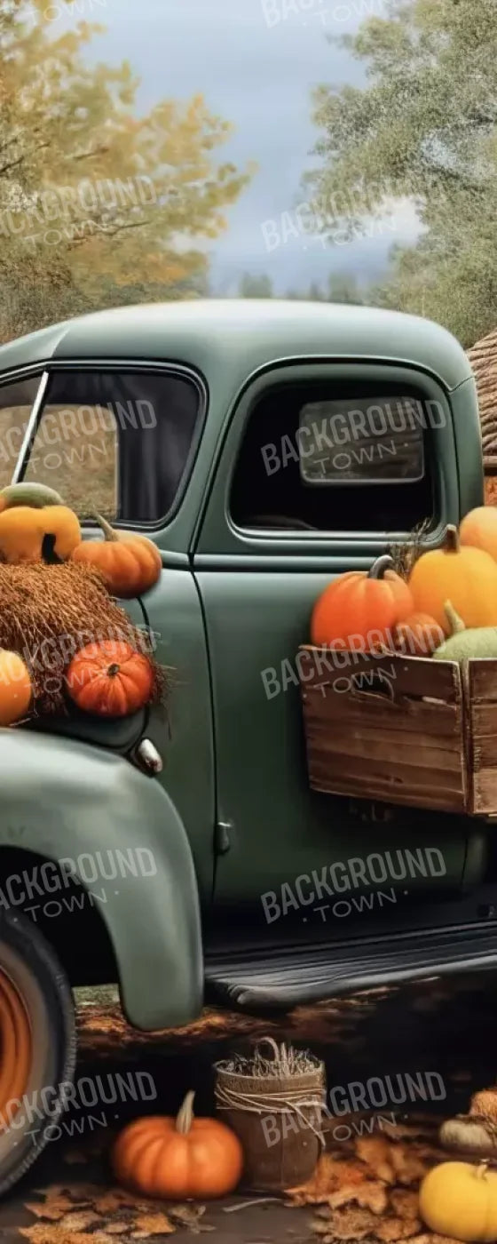 Pumpkin Pickin In Fall Close 8’X20’ Ultracloth (96 X 240 Inch) Backdrop