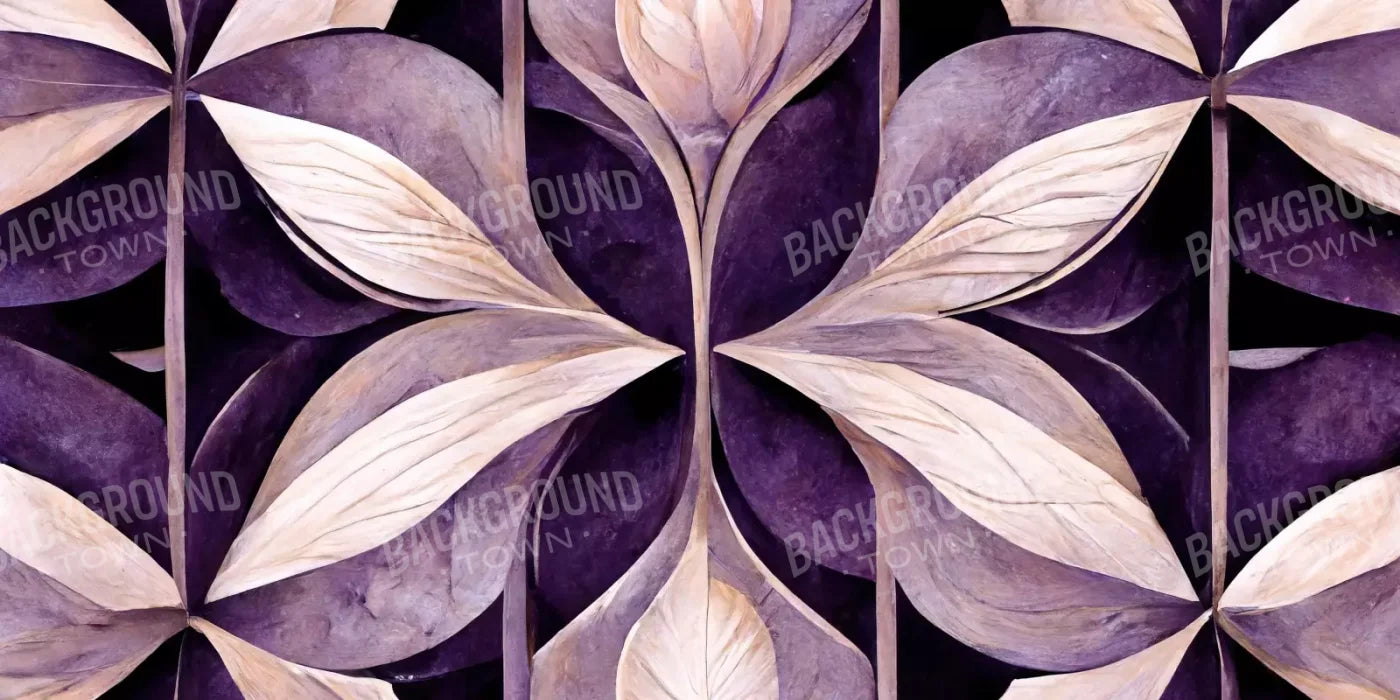 Purple Mediterranean Pattern 16’X8’ Ultracloth (192 X 96 Inch) Backdrop