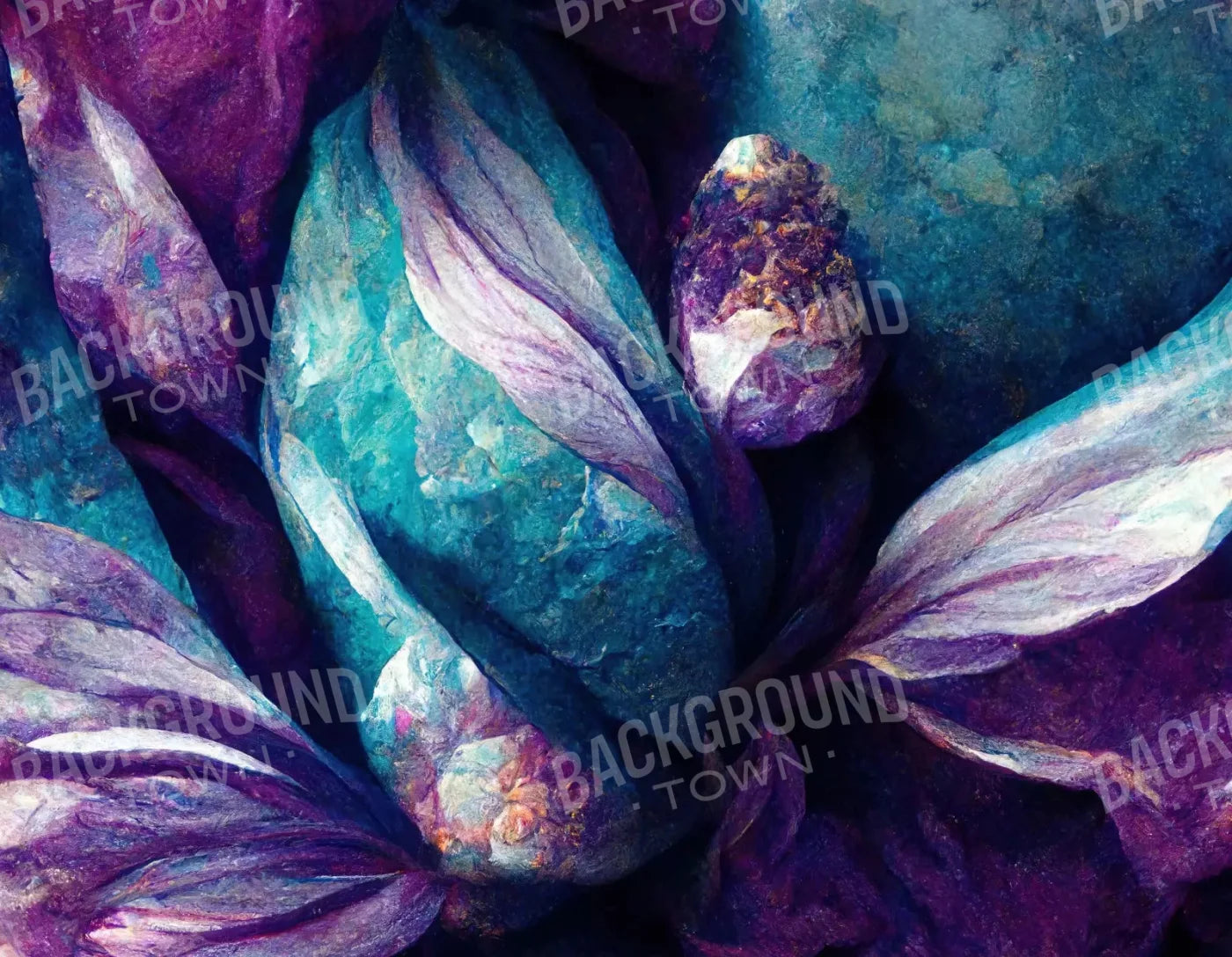 Purple Rain 8X6 Fleece ( 96 X 72 Inch ) Backdrop