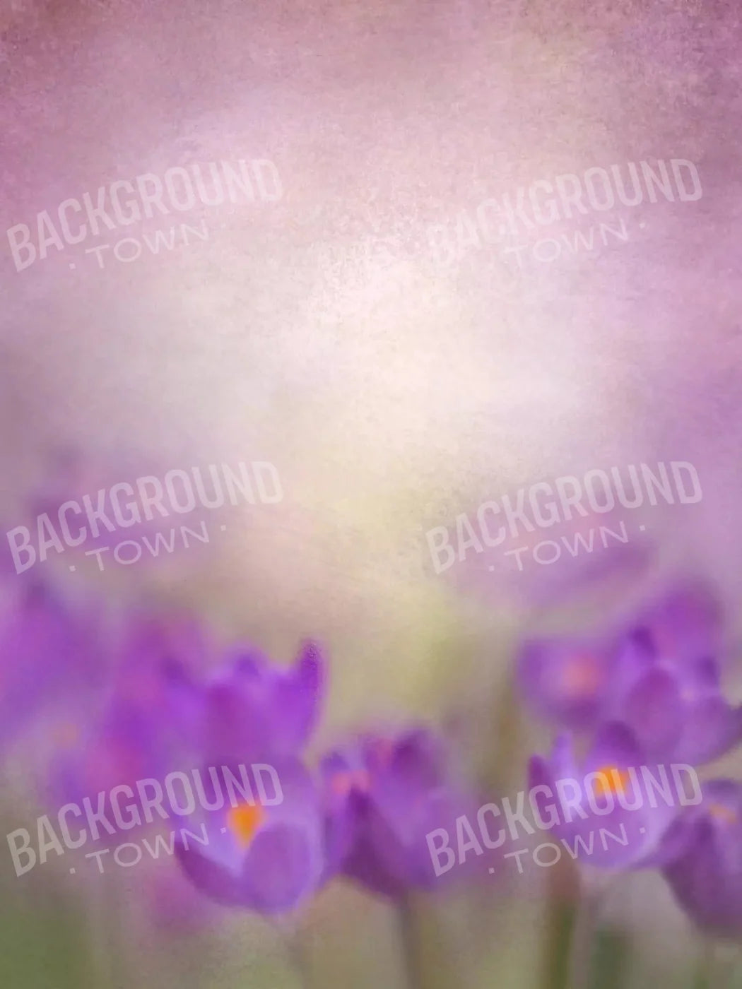 Purple Spring 5X68 Fleece ( 60 X 80 Inch ) Backdrop