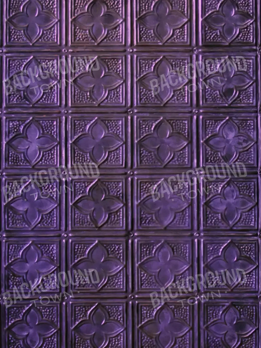 Purple Tin 5X68 Fleece ( 60 X 80 Inch ) Backdrop