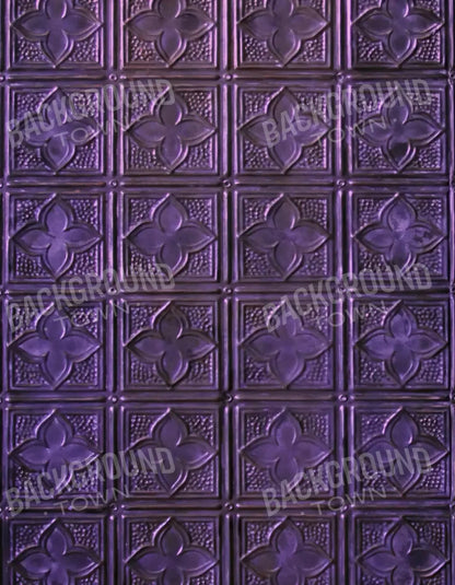 Purple Tin 6X8 Fleece ( 72 X 96 Inch ) Backdrop