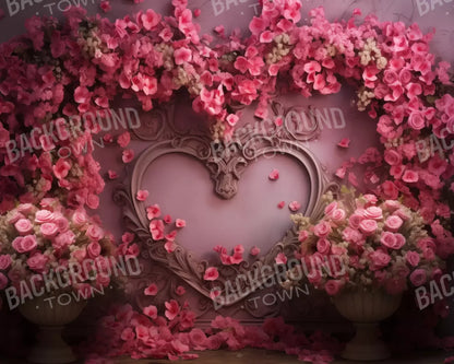 Queen Monty Roses Ii 10’X8’ Fleece (120 X 96 Inch) Backdrop