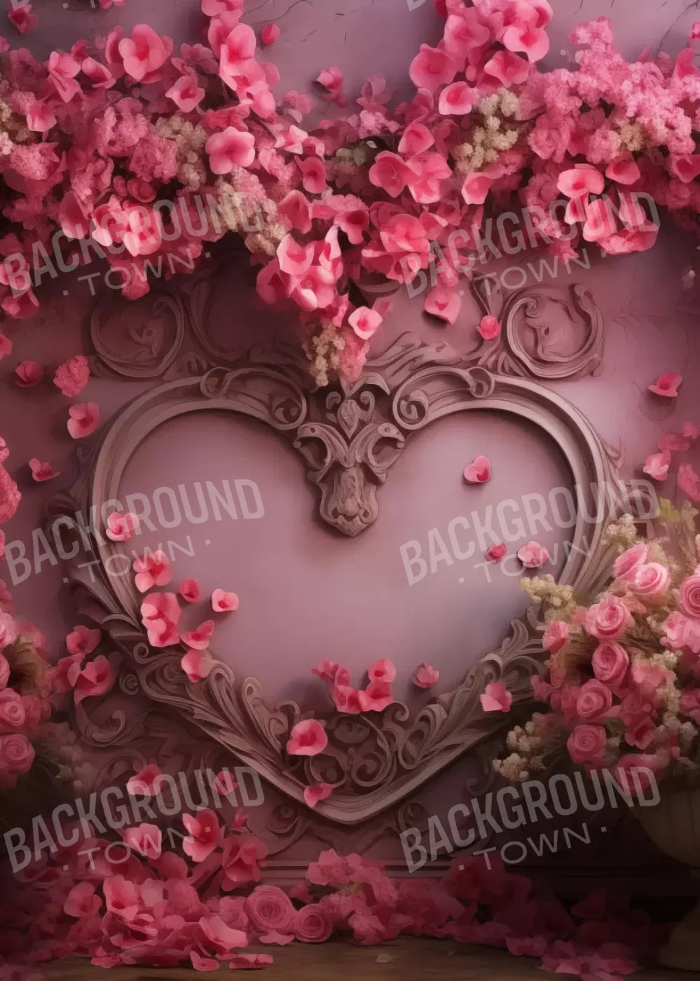 Queen Monty Roses Ii 5’X7’ Ultracloth (60 X 84 Inch) Backdrop