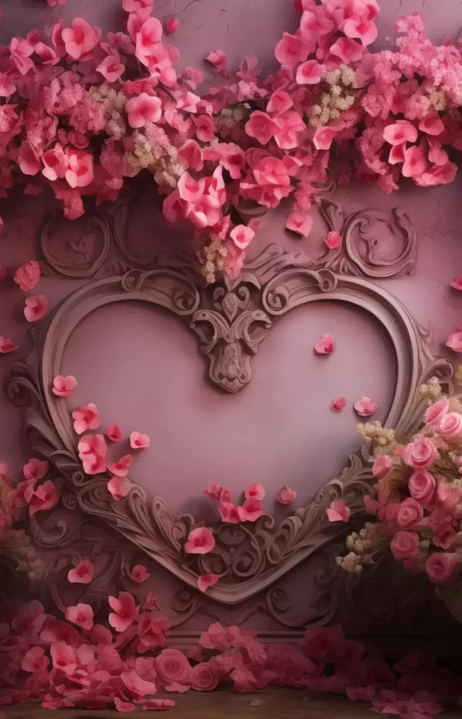 Queen Monty Roses Ii 9’X14’ Ultracloth (108 X 168 Inch) Backdrop