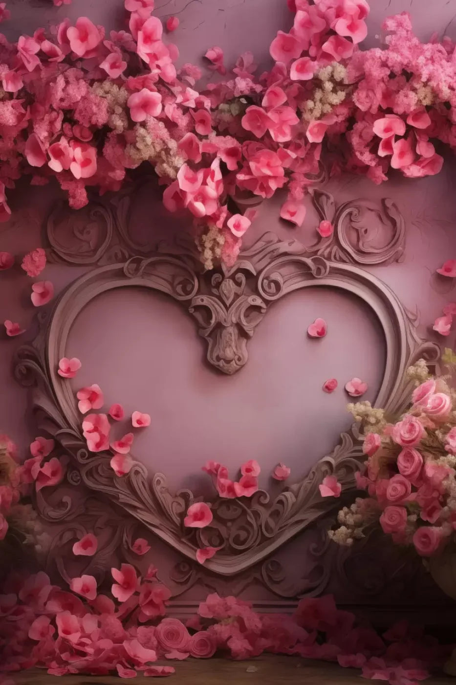 Queen Monty Roses Ii 8’X12’ Ultracloth (96 X 144 Inch) Backdrop