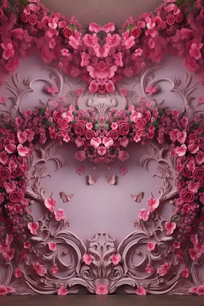 Queen Monty Roses V 8’X12’ Ultracloth (96 X 144 Inch) Backdrop