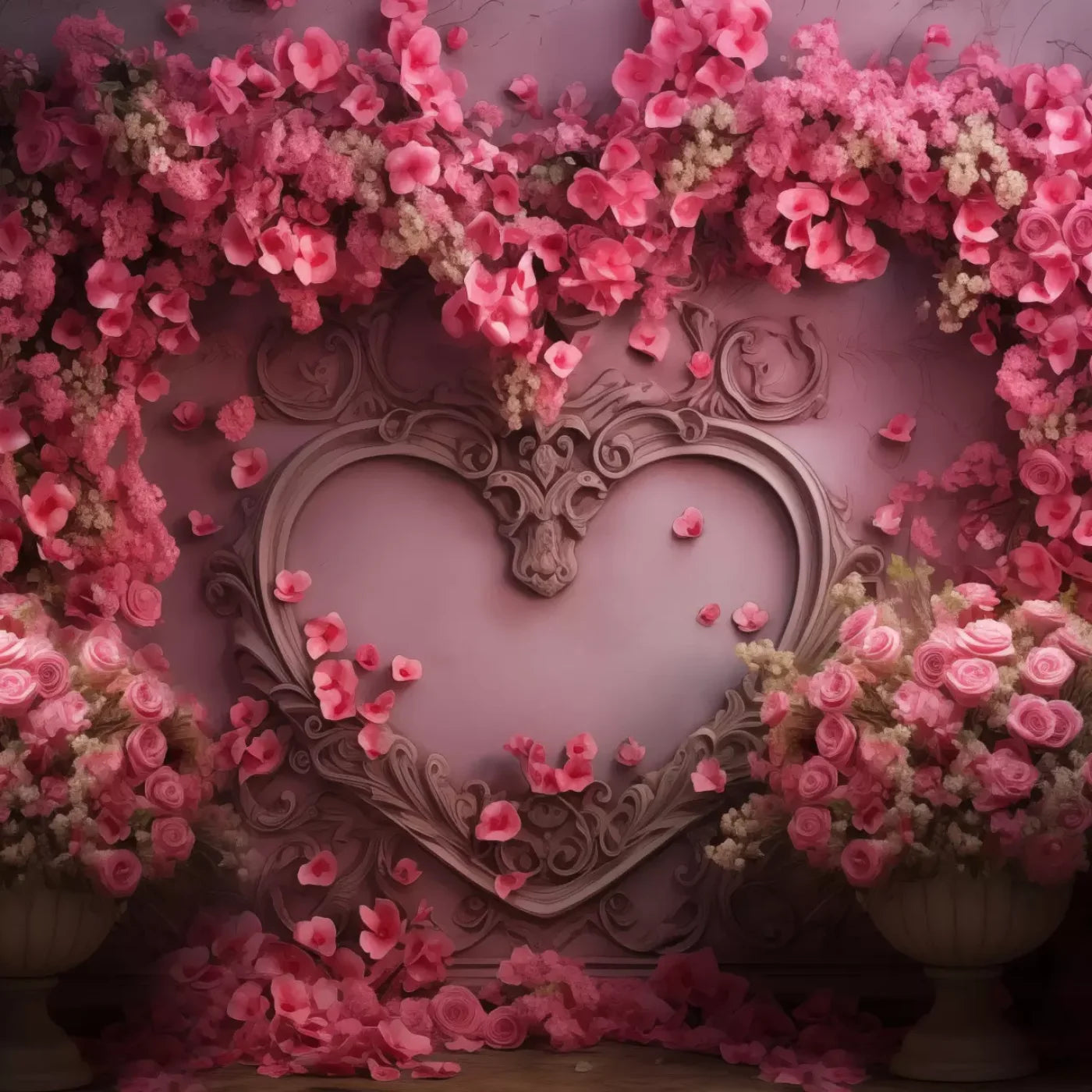 Queen Monty Roses Ii 10’X10’ Ultracloth (120 X Inch) Backdrop