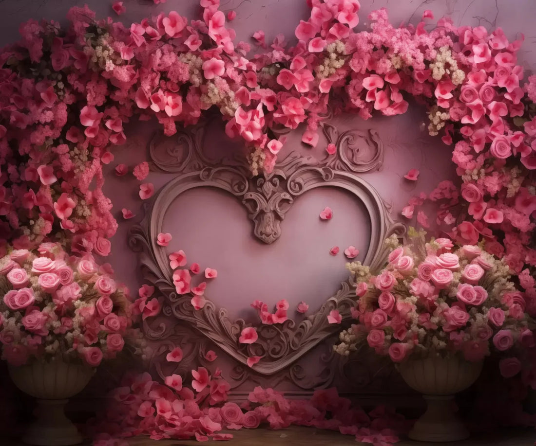Queen Monty Roses Ii 5’X4’2 Fleece (60 X 50 Inch) Backdrop