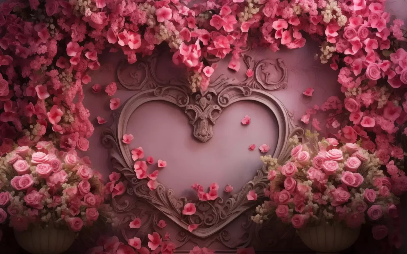 Queen Monty Roses Ii 8’X5’ Ultracloth (96 X 60 Inch) Backdrop