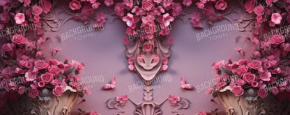 Queen Monty Roses Iii 20’X8’ Ultracloth (240 X 96 Inch) Backdrop