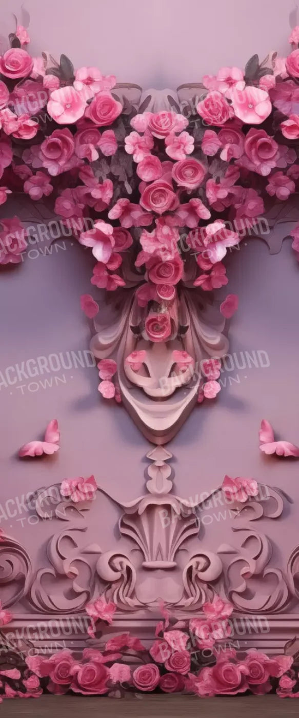 Queen Monty Roses Iii 5’X12’ Ultracloth For Westcott X-Drop (60 X 144 Inch) Backdrop