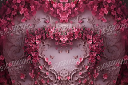 Queen Monty Roses V 12’X8’ Ultracloth (144 X 96 Inch) Backdrop