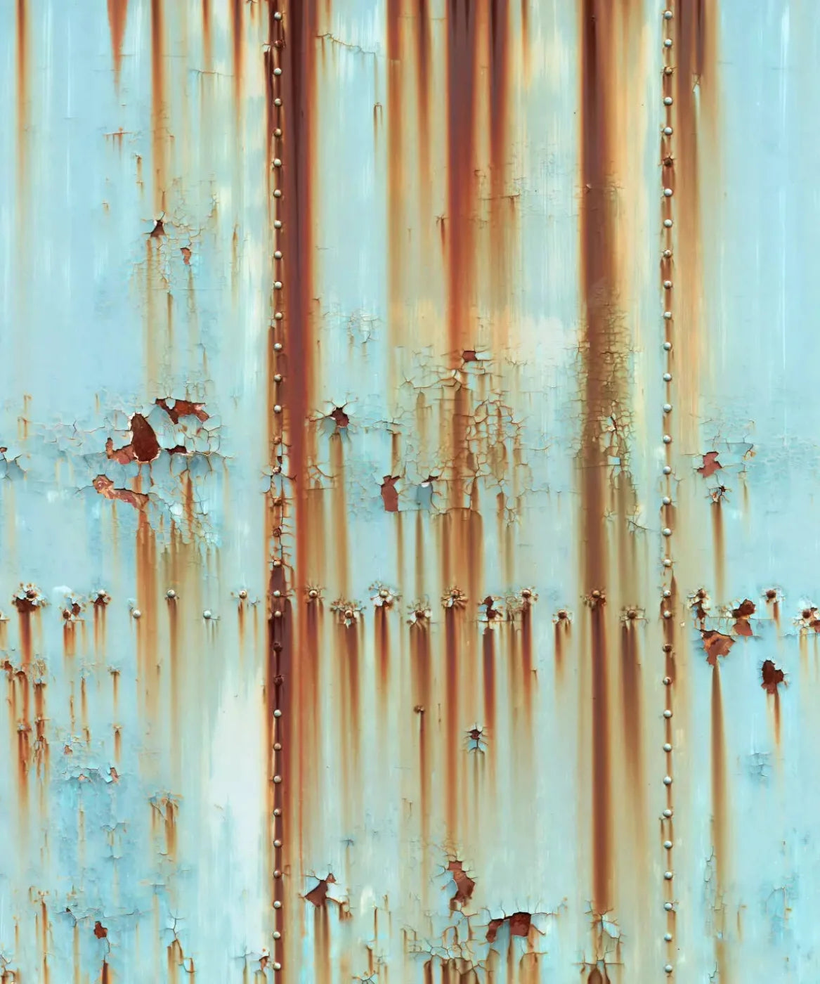 Blue Steel and Metal Backdrop for Photography