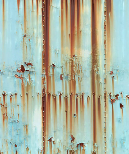 Blue Steel and Metal Backdrop for Photography