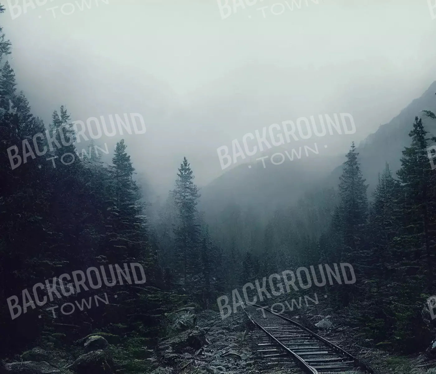 Railroad Haze 12X10 Ultracloth ( 144 X 120 Inch ) Backdrop