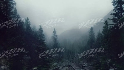 Railroad Haze 14X8 Ultracloth ( 168 X 96 Inch ) Backdrop
