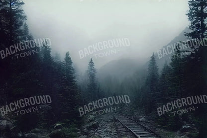 Railroad Haze 8X5 Ultracloth ( 96 X 60 Inch ) Backdrop