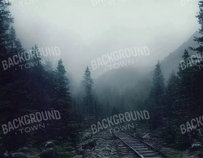 Railroad Haze 8X6 Fleece ( 96 X 72 Inch ) Backdrop