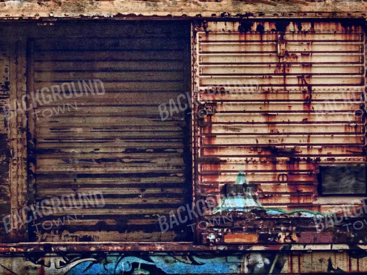 Railway 68X5 Fleece ( 80 X 60 Inch ) Backdrop