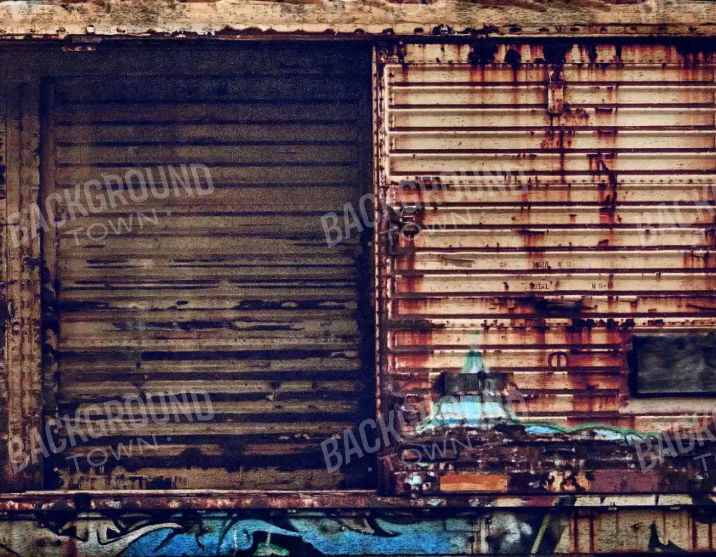 Railway 8X6 Fleece ( 96 X 72 Inch ) Backdrop