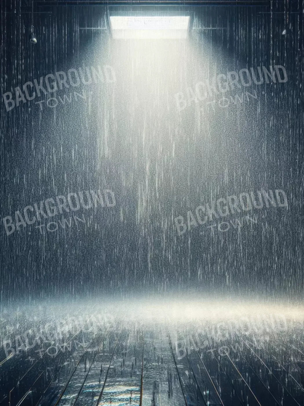 Rain Room 5’X6’8 Fleece (60 X 80 Inch) Backdrop