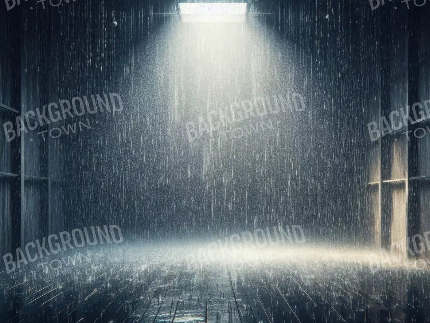 Rain Room 8’X6’ Fleece (96 X 72 Inch) Backdrop