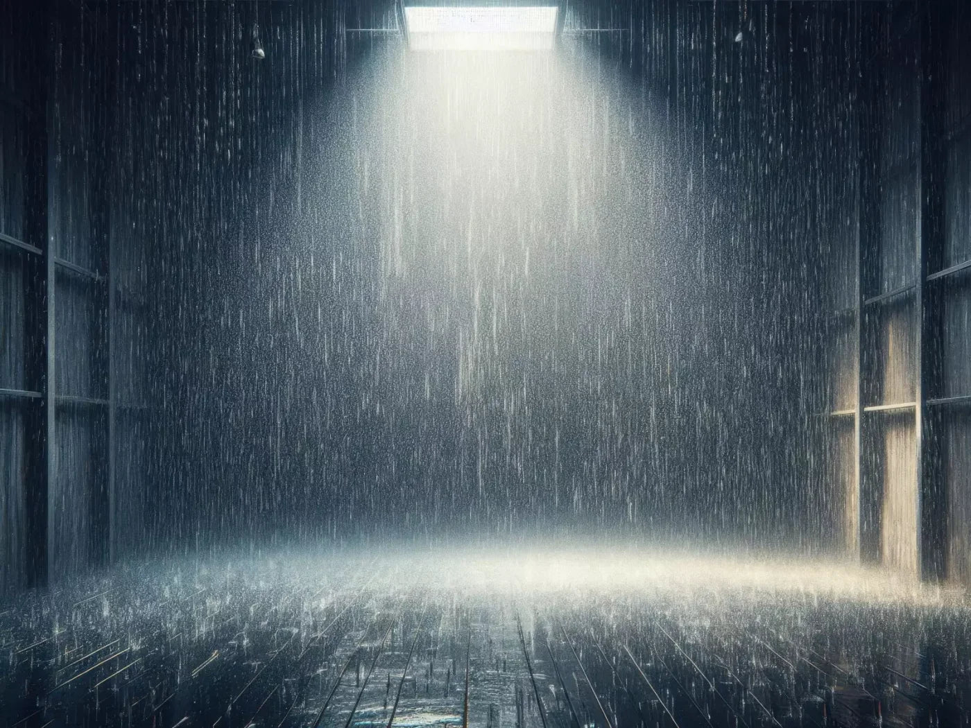 Rain Room 8’X6’ Fleece (96 X 72 Inch) Backdrop