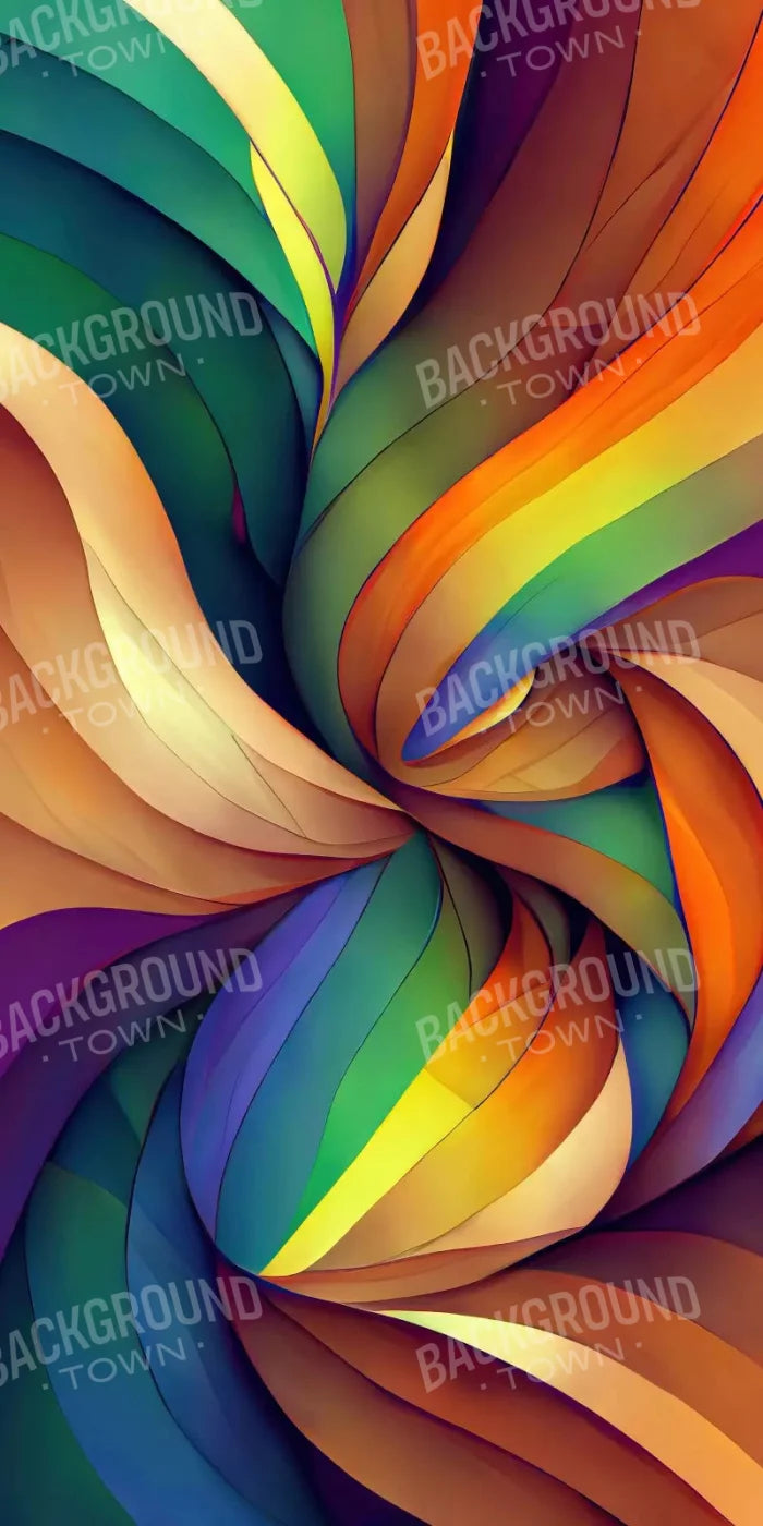 Rainbow Confusion 10X20 Ultracloth ( 120 X 240 Inch ) Backdrop