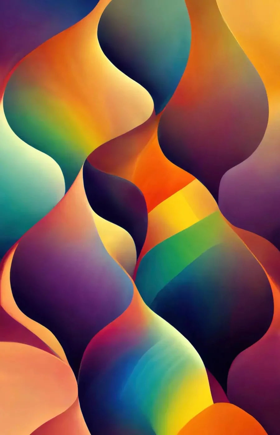 Rainbow Confusion 2 8X12 Ultracloth ( 96 X 144 Inch ) Backdrop
