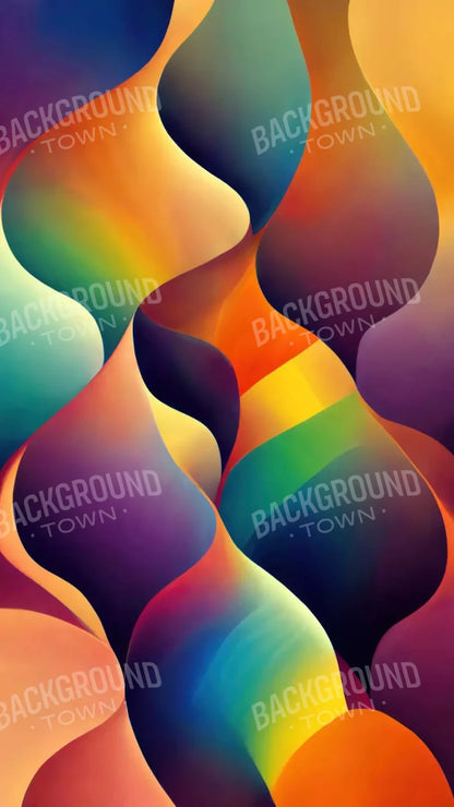 Rainbow Confusion 2 8X14 Ultracloth ( 96 X 168 Inch ) Backdrop