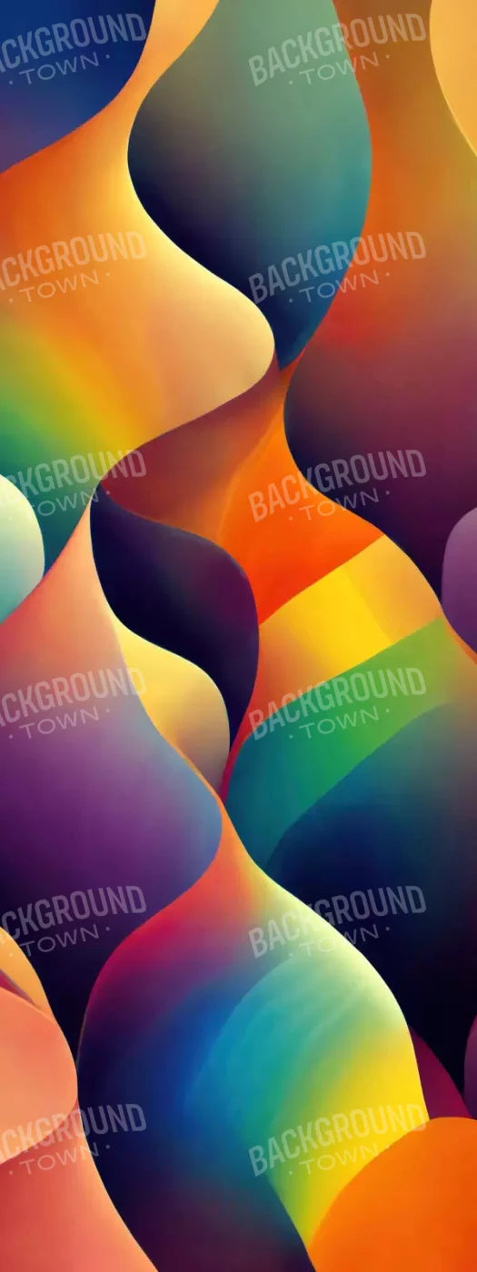 Rainbow Confusion 2 8X20 Ultracloth ( 96 X 240 Inch ) Backdrop