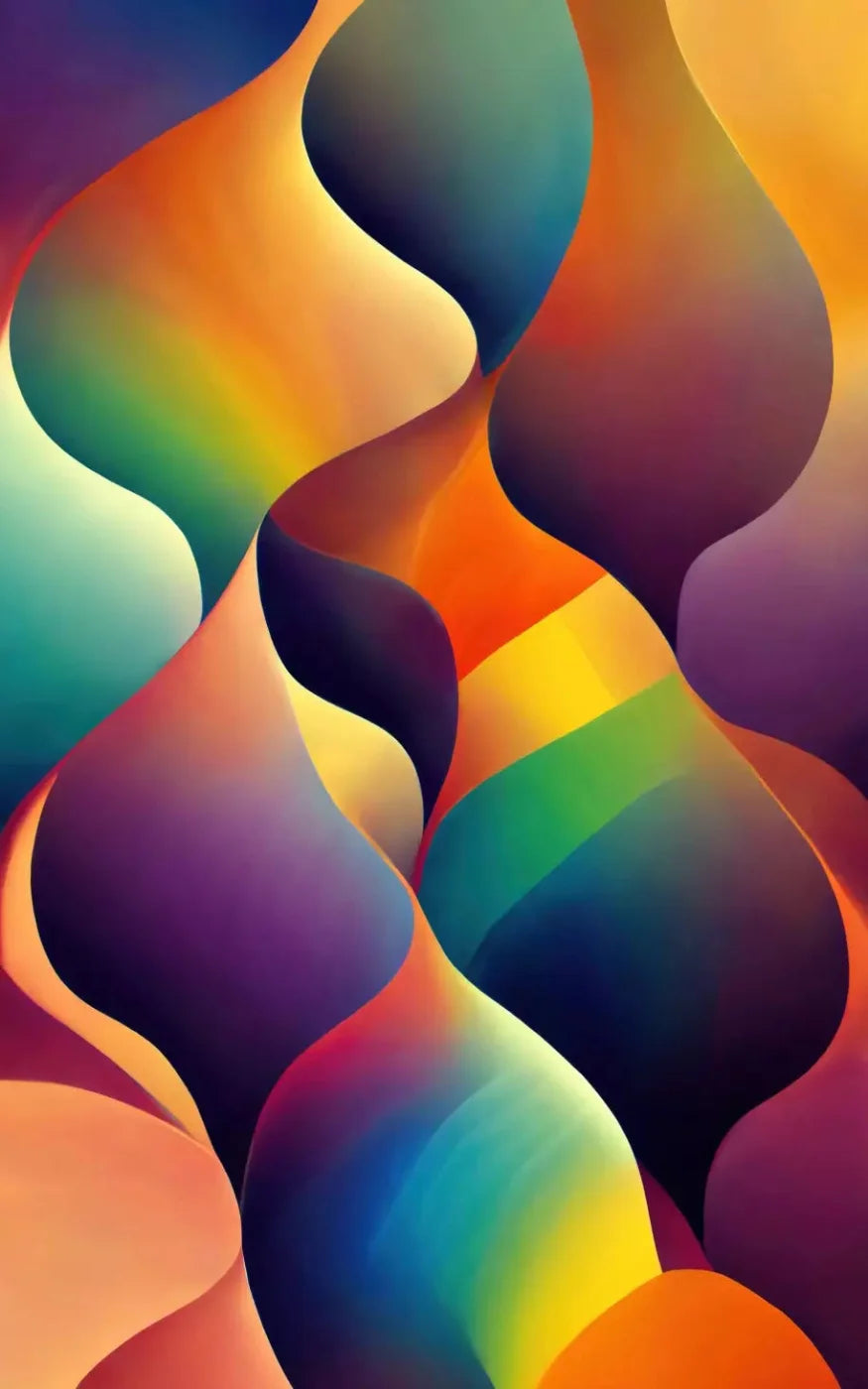 Rainbow Confusion 2 9X14 Ultracloth ( 108 X 168 Inch ) Backdrop