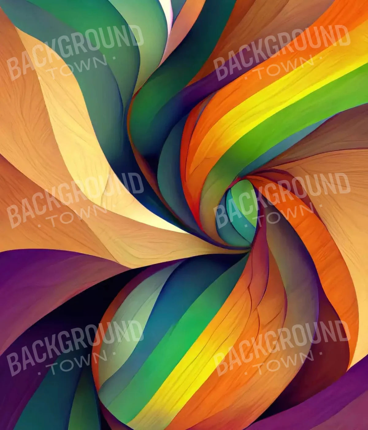 Rainbow Confusion 3 10X12 Ultracloth ( 120 X 144 Inch ) Backdrop