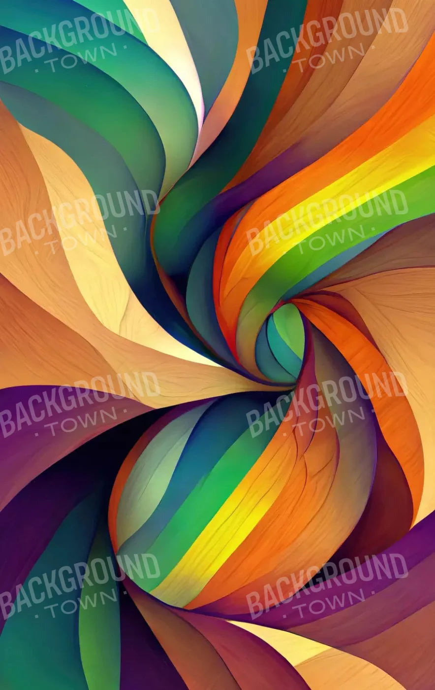 Rainbow Confusion 3 10X16 Ultracloth ( 120 X 192 Inch ) Backdrop