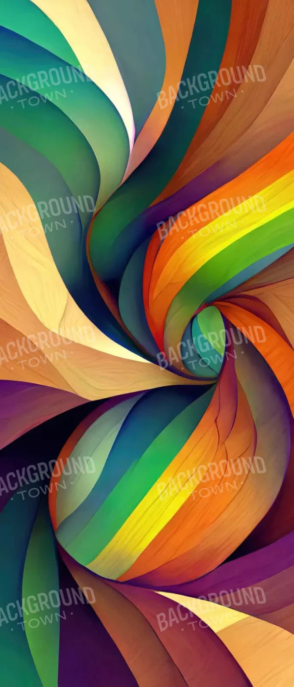 Rainbow Confusion 3 5X12 Ultracloth For Westcott X-Drop ( 60 X 144 Inch ) Backdrop