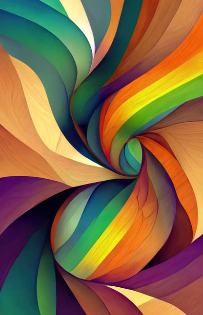 Rainbow Confusion 3 8X12 Ultracloth ( 96 X 144 Inch ) Backdrop
