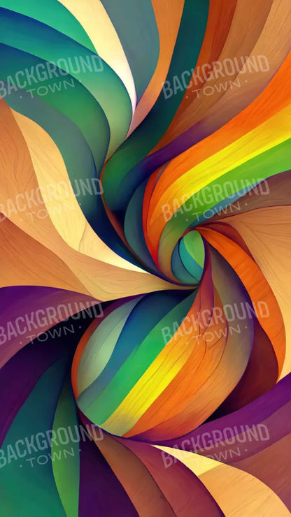 Rainbow Confusion 3 8X14 Ultracloth ( 96 X 168 Inch ) Backdrop
