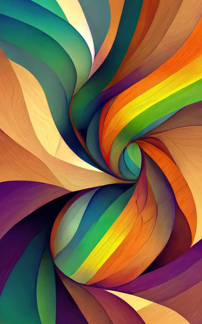 Rainbow Confusion 3 9X14 Ultracloth ( 108 X 168 Inch ) Backdrop