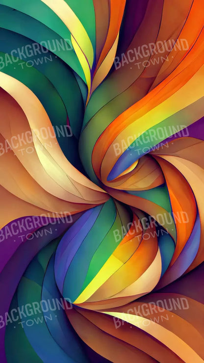 Rainbow Confusion 8X14 Ultracloth ( 96 X 168 Inch ) Backdrop